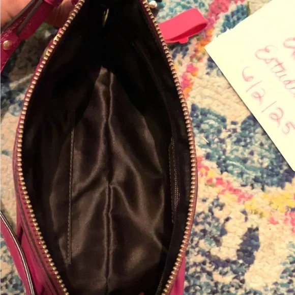 Coach Madison Hot Pink/Magenta Leather Shoulder Bag - Picture 5 of 15